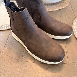 Sperry Men's Dark Brown Leather Boots